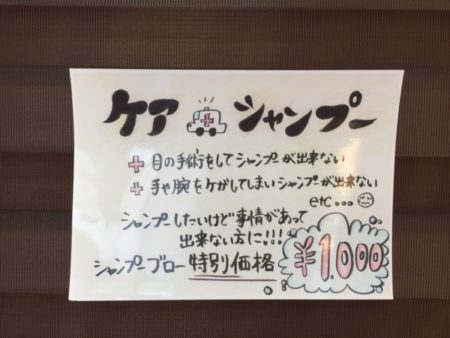 ケアシャンプー