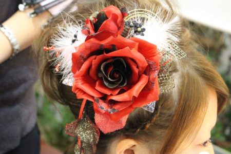 成人式 まとめ髪