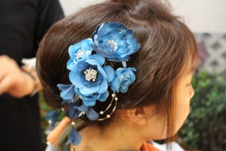 成人式 まとめ髪