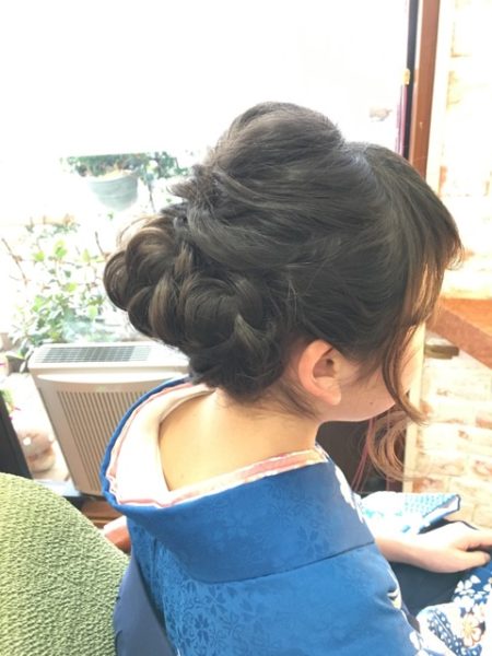 卒業式 アップスタイル
