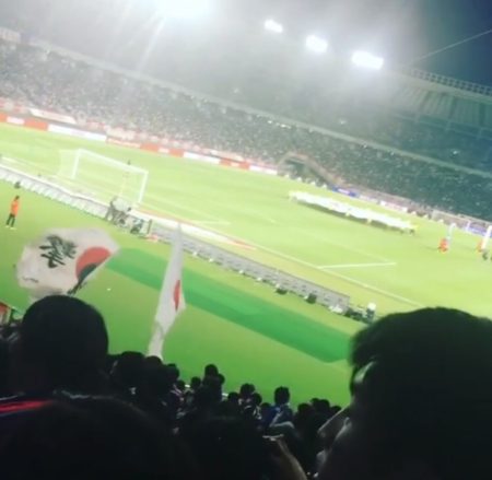 味の素スタジアムで日本vsシリア観戦してきましたー